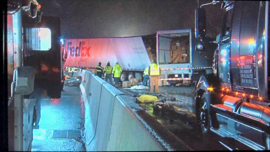 Pennsylvania Turnpike Crash Involving Tractor Trailers, Tour Bus Leaves ...