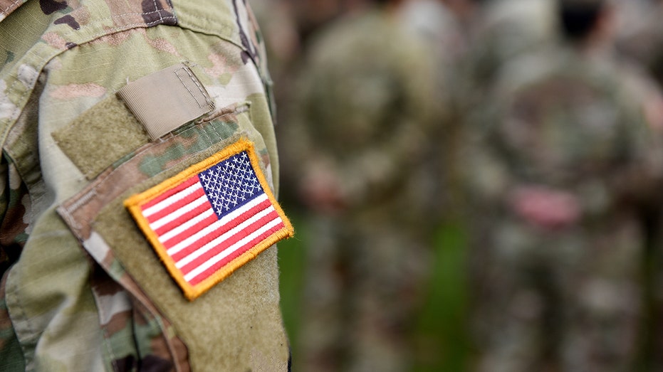 American flag patch