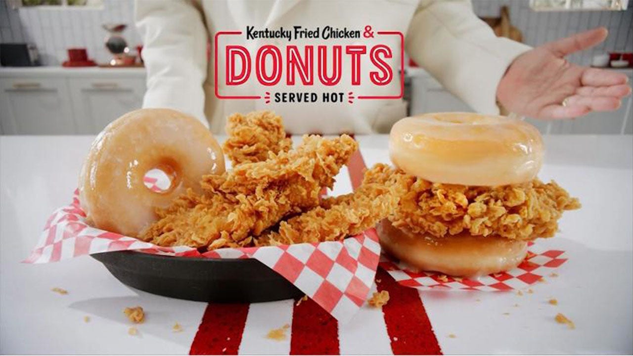 Kfc chicken sandwich donut Kfc chicken sandwich donut