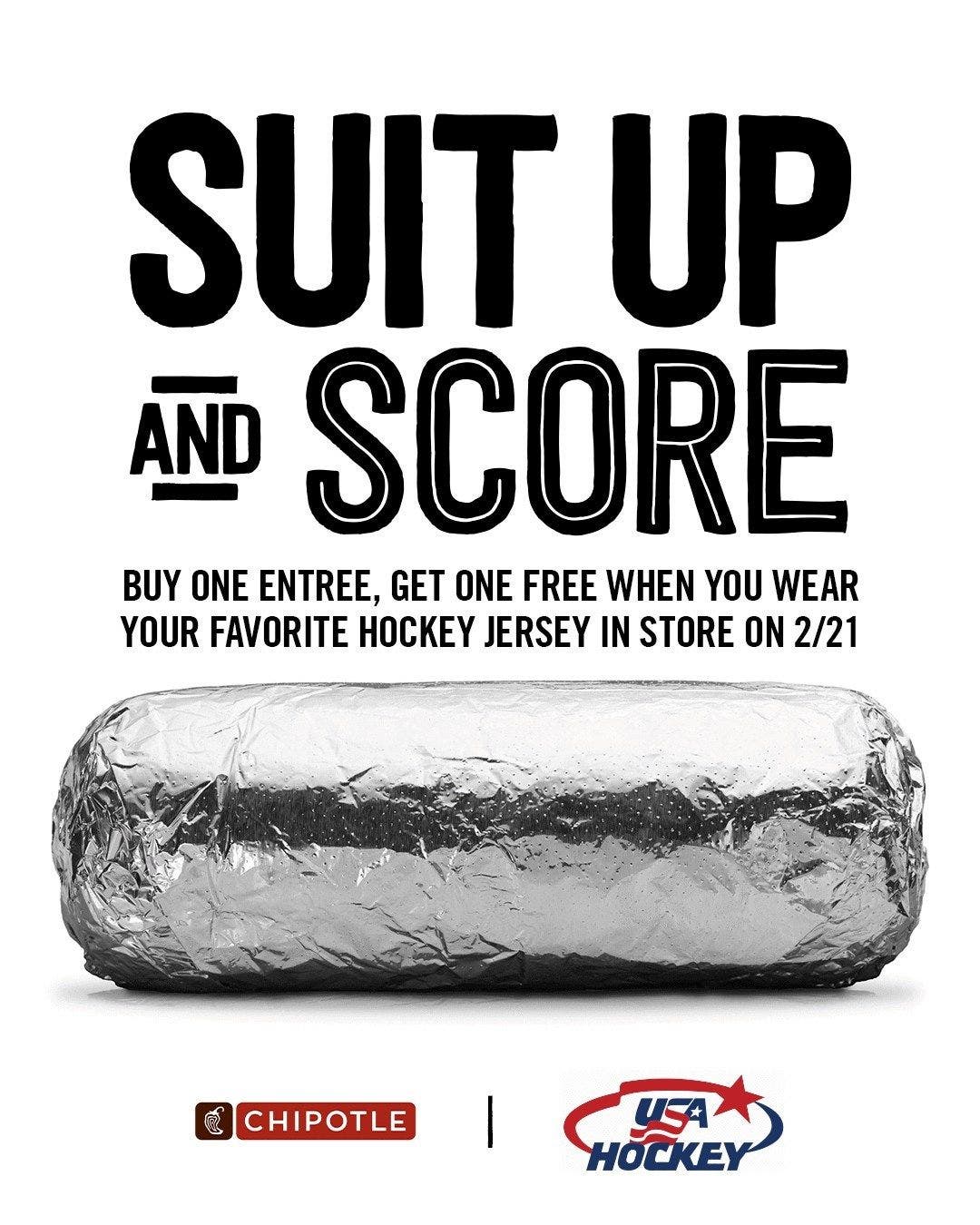 Hockey chipotle online