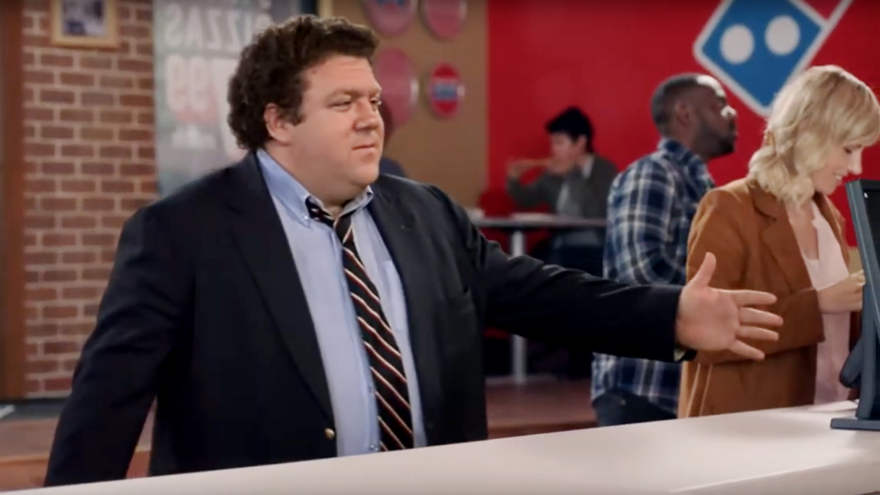 Domino S Taps Cheers Star Norm In Spoof Of Classic Comedy S Open