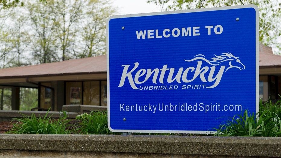 Welcome to Kentucky sign