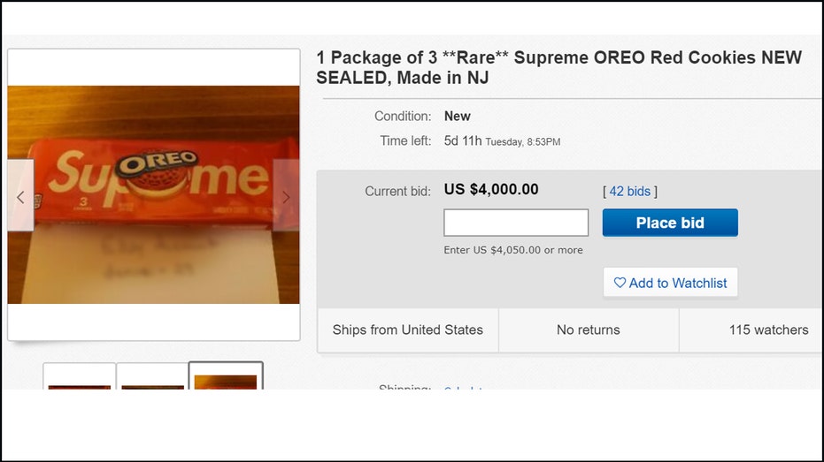 Supreme Oreos Selling For Thousands On EBay | Fox Business