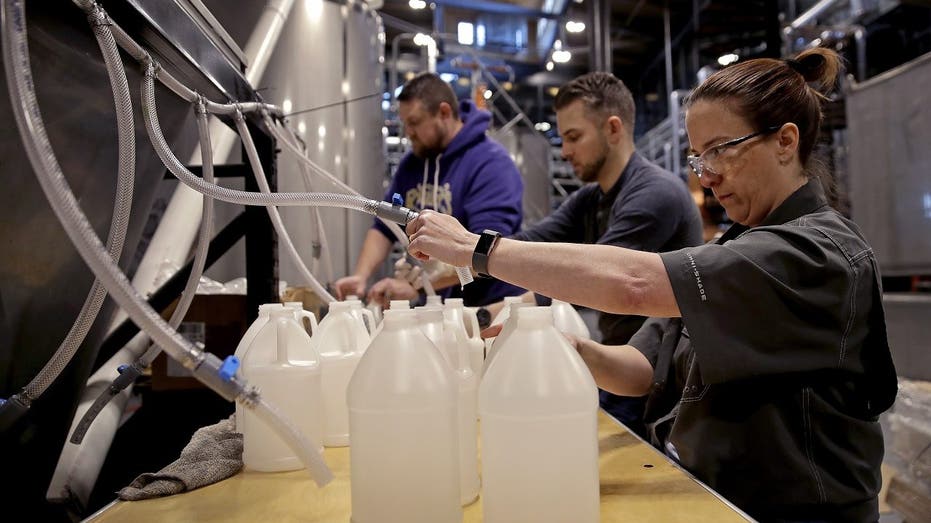 Federal government reverses course on charging distilleries $14,000 for making emergency hand sanitizers AP20080767994788-e1584907655603