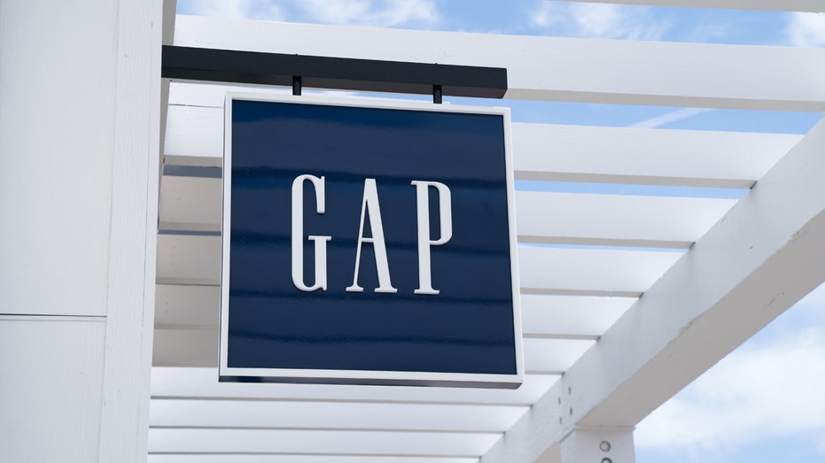 Gap sign outside a store