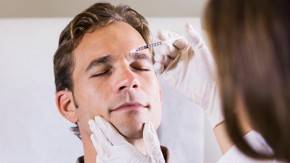 Man getting Botox