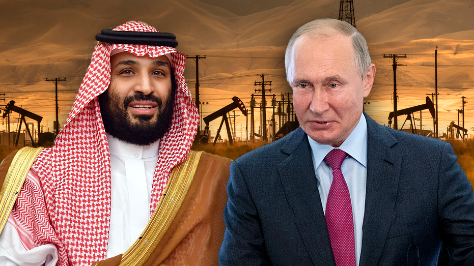 Saudi Crown Prince Mohammed Bin Salman and Russian President Vladimir Putin