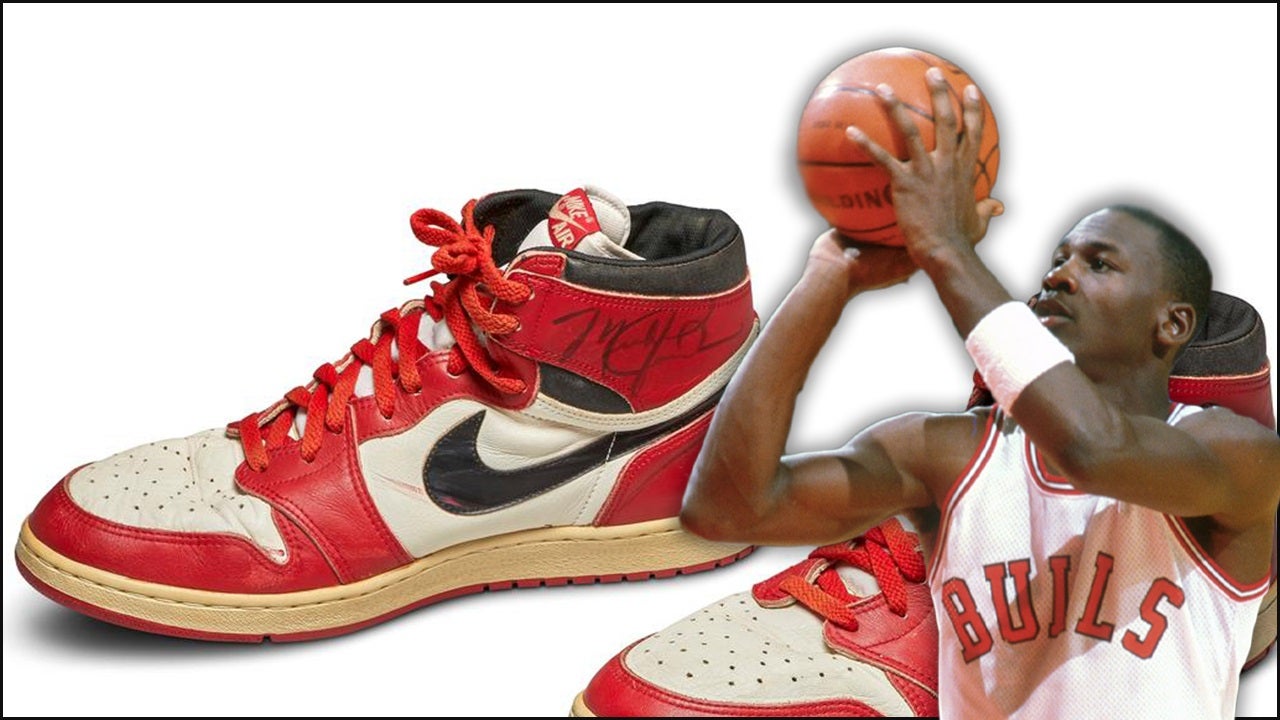 Michael Jordan's first Air Jordans break world record, sell for $560,000