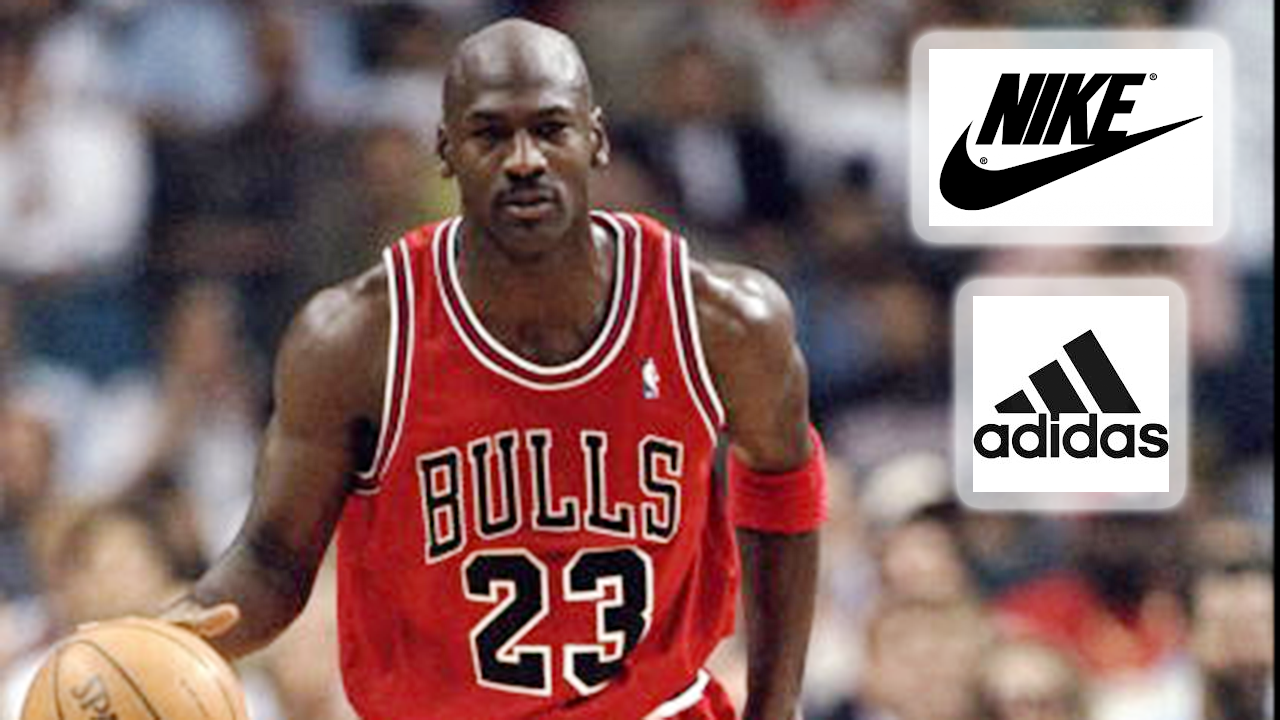 Michael Jordan favored Adidas over Nike 