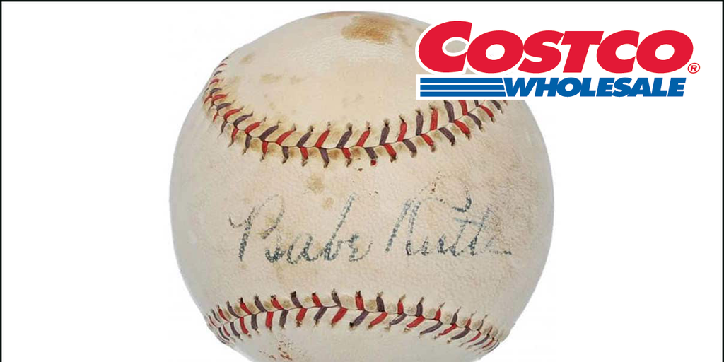 Costco selling $30,000 Babe Ruth-signed baseball