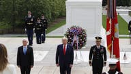 Trump commemorates Memorial Day at Arlington National Cemetery, Fort McHenry