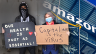 Amazon, Walmart, Target workers hold May Day strike, demand coronavirus hazard pay