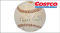 Costco selling $30,000 Babe Ruth-signed baseball