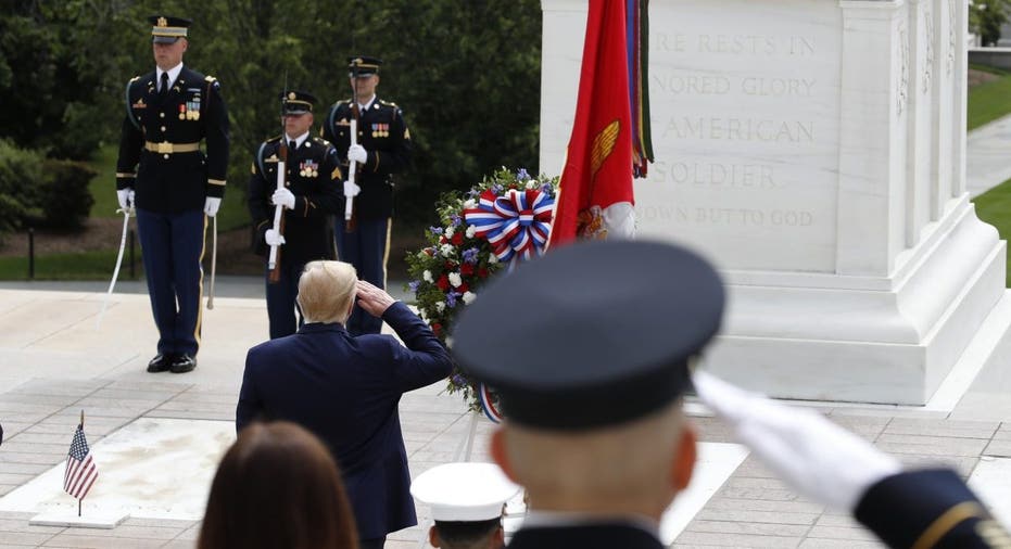 President Trump's Memorial Day Ceremony At Arlington and Speech at Baltimore