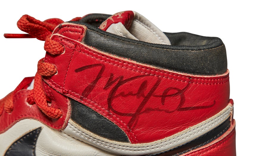 Michael Jordan's first-ever Air Jordan sneakers sell for $560,000