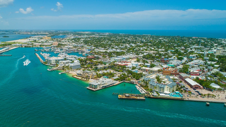 Key West, Florida, drone image