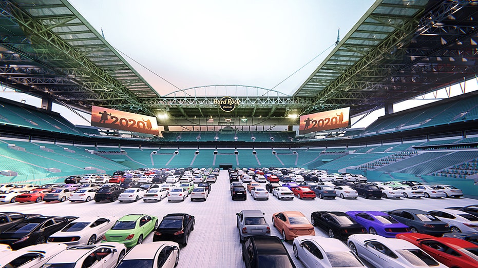 Miami Dolphins turning Hard Rock Stadium into drive-in movie theater
