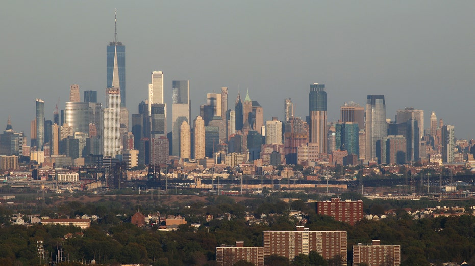 Sunset in New York City
