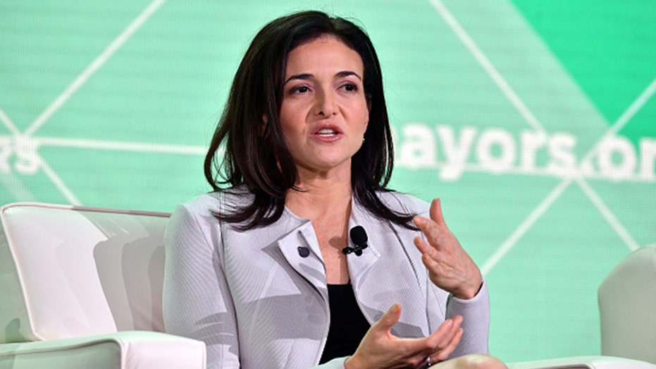 Outgoing Meta COO Sheryl Sandberg speaking