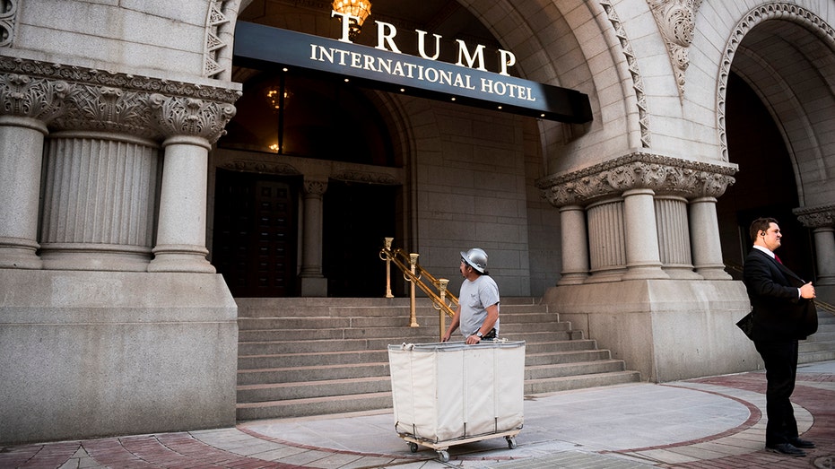 Trump hotel outside view