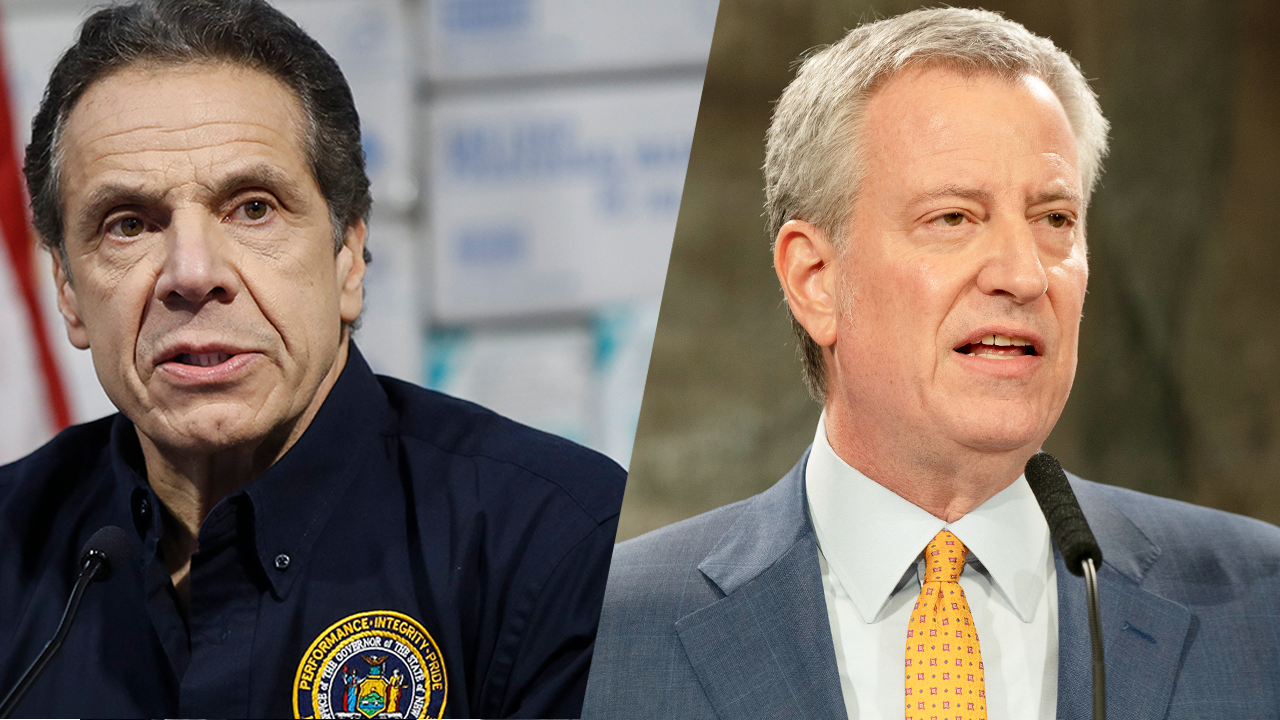 Cuomo Threatens To Displace Nyc Mayor Bill De Blasio Fox Business