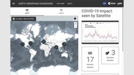 Space agencies unveil site showing lockdown changes to Earth