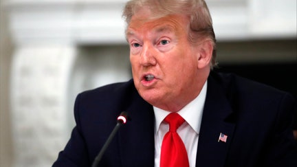 Trump says SBA during coronavirus has processed $4.6B+ in small business loans, saving 50M jobs