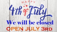 July 3: What’s open and closed on the eve of July 4th