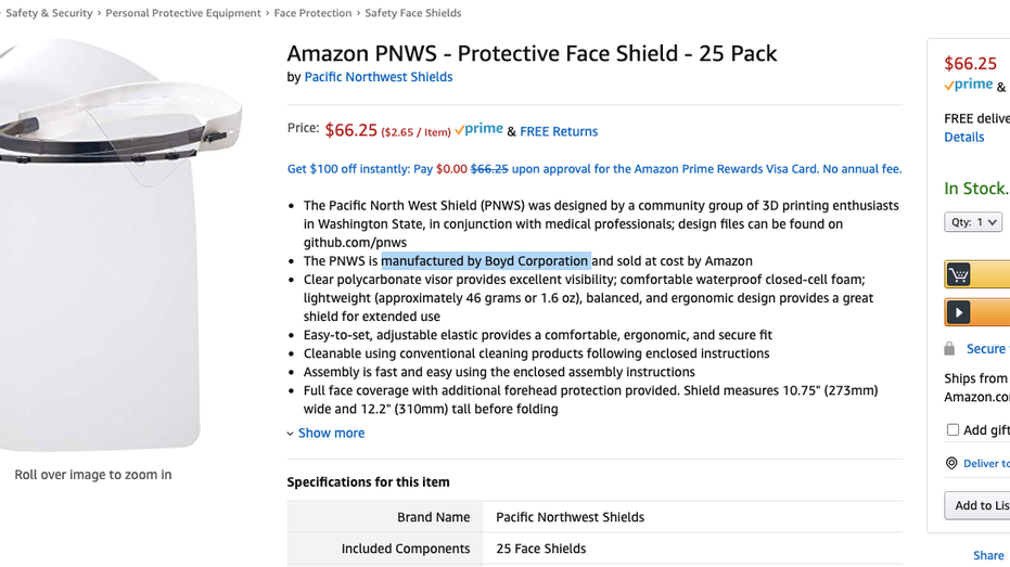 Coronavirus Face Shields Amazon