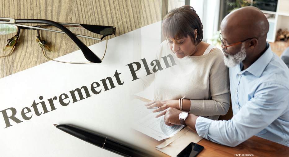 Couples reviews retirement plan