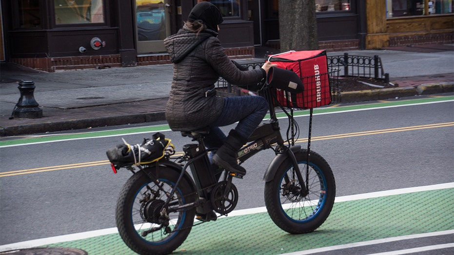 grubhub on a bike