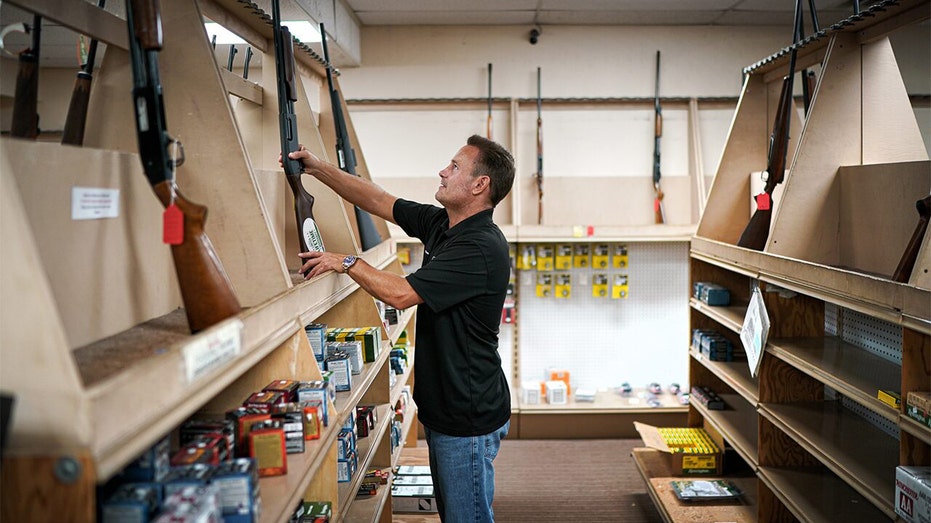 A gun store owner