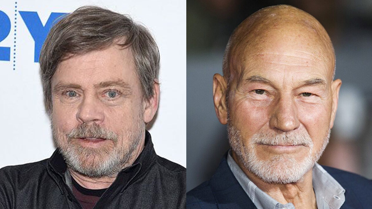 Combo photo of Mark Hamill and Patrick Stewart