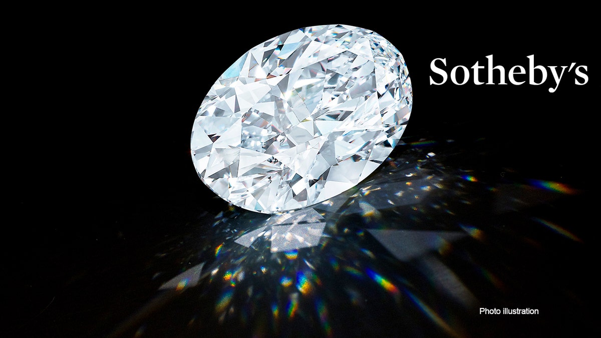 102.39-carat D Colour Flawless Oval Diamond. (Sotheby's) 