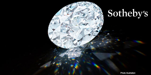 102.39-carat D Colour Flawless Oval Diamond. (Sotheby's)