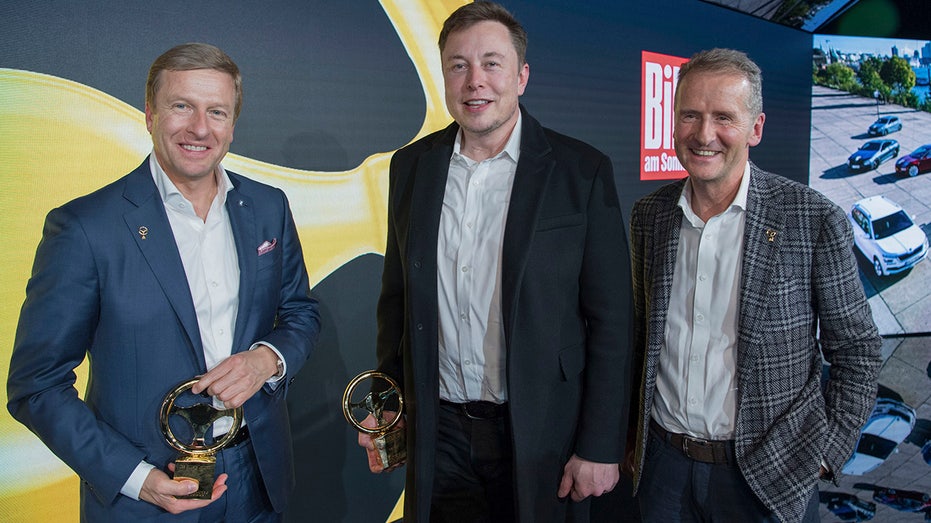 Oliver Zipse, Elon Musk and Herbert Diess