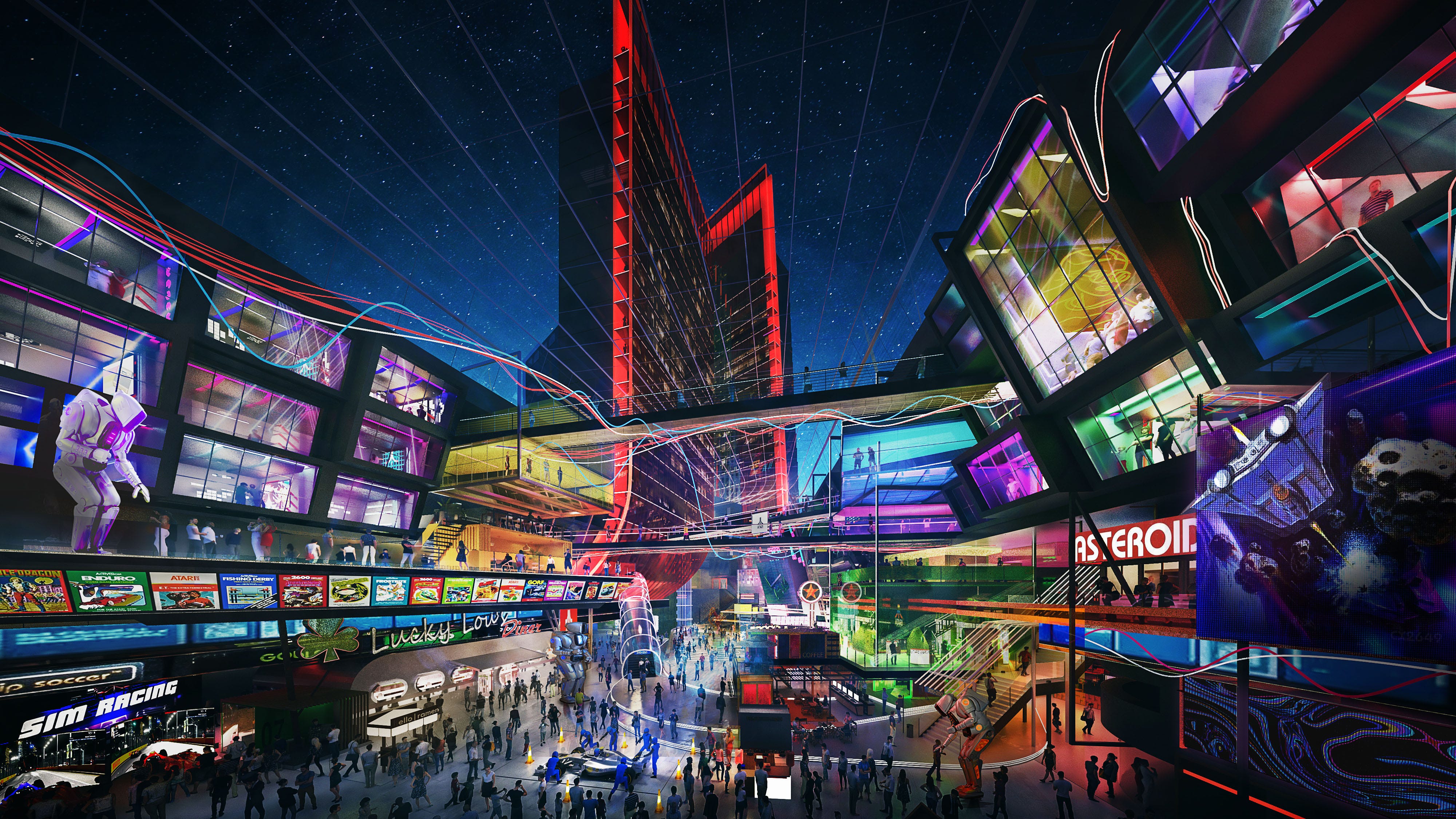 Atari Hotels  concept art and details released  Las Vegas and Phoenix