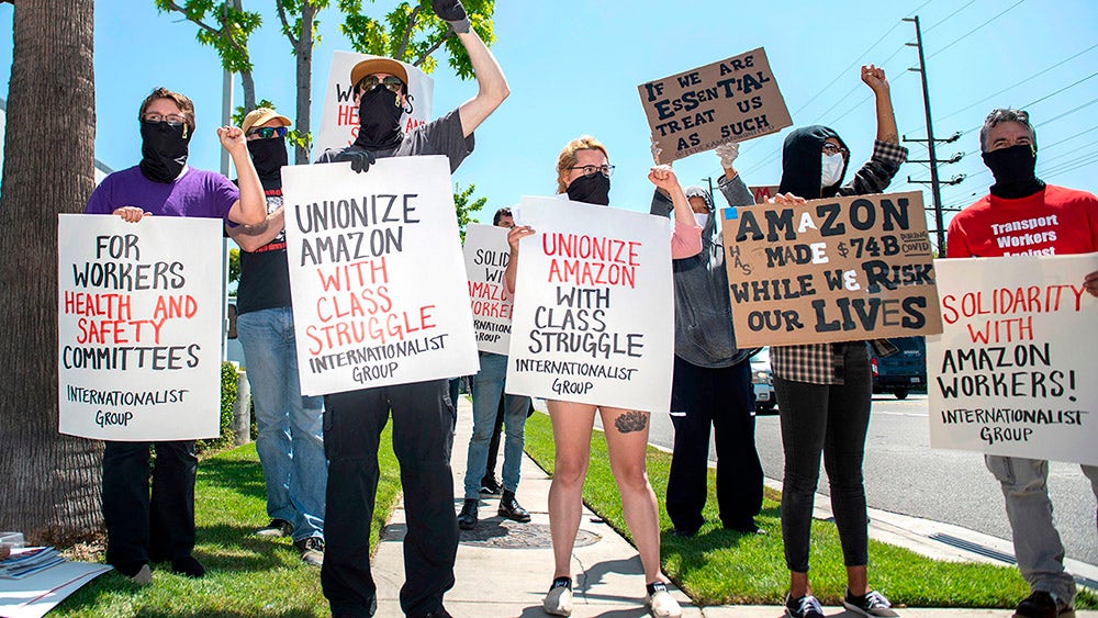 Amazon workers across the world protest on Black Friday Fox Business