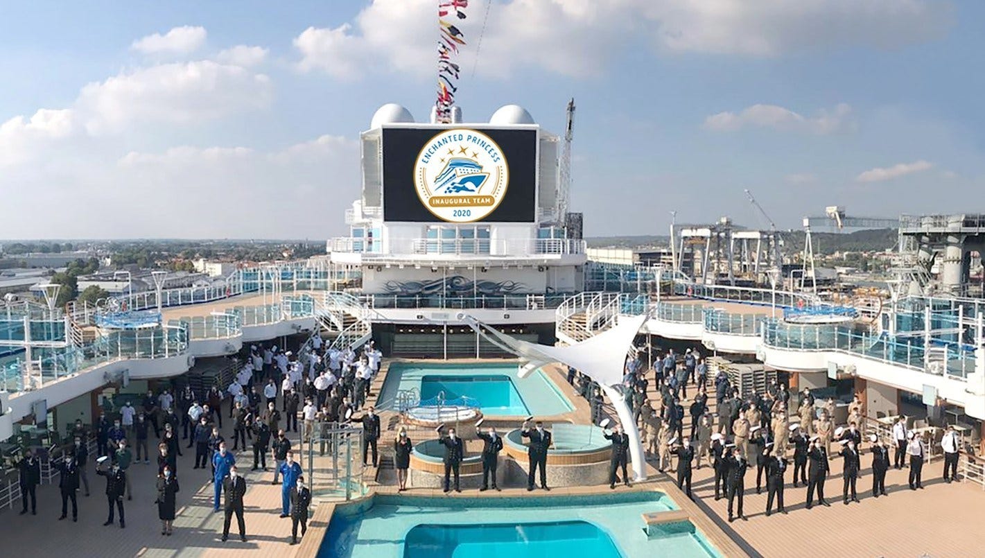 Princess Cruises its new 3,660passenger ship, Enchanted