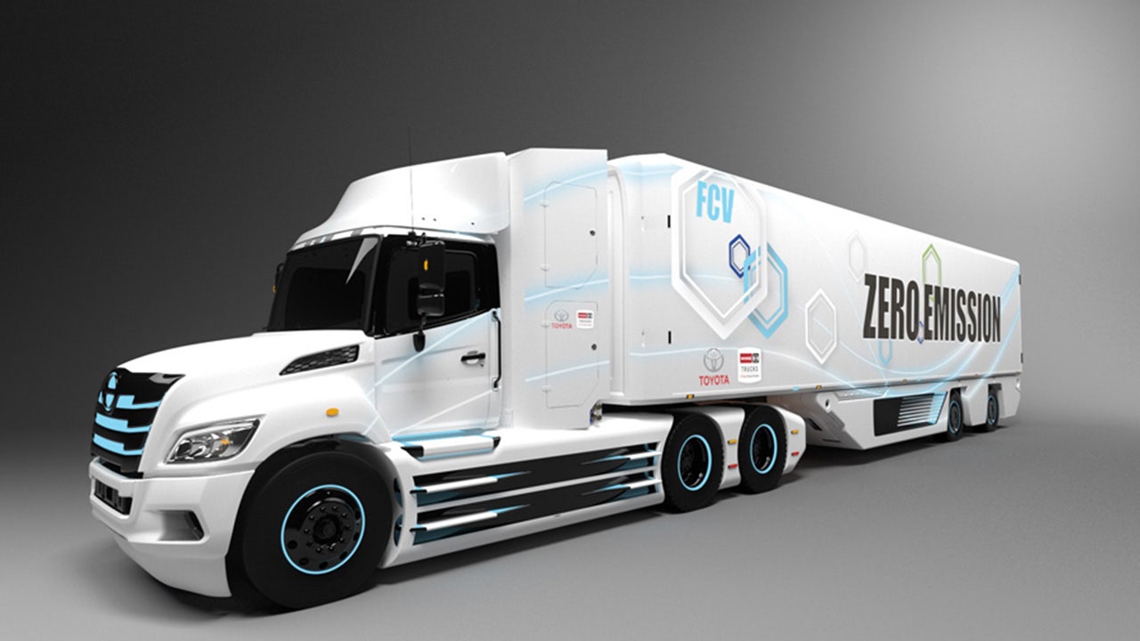 Toyota's Hino to sell hydrogen fuel cell semi-trucks | Fox ...