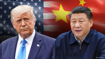 President Donald Trump, left, and Chinese President Xi Jinping.
