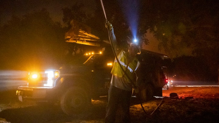Wildfire safety blackouts in California by PG&E could leave homes without power till Friday