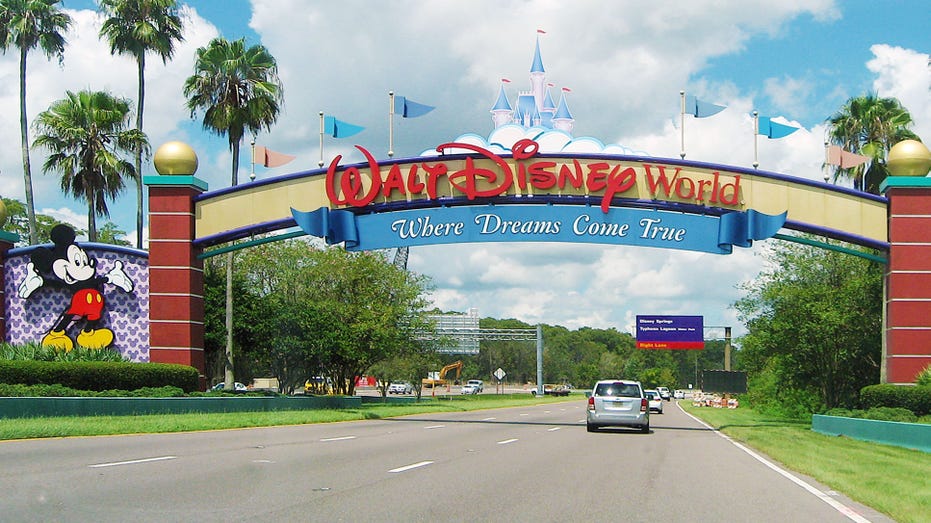 Entrance of Walt Disney World in Orlando, Florida