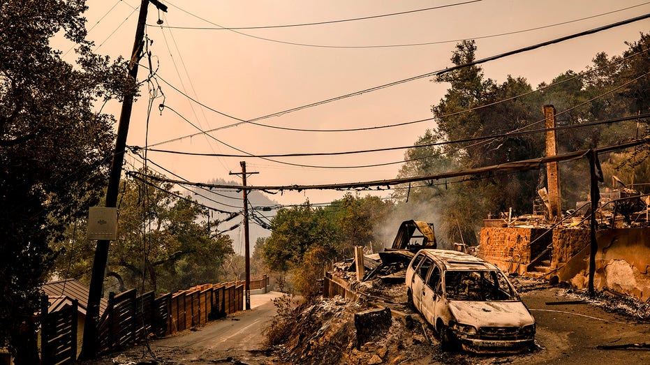 wildfire in Napa