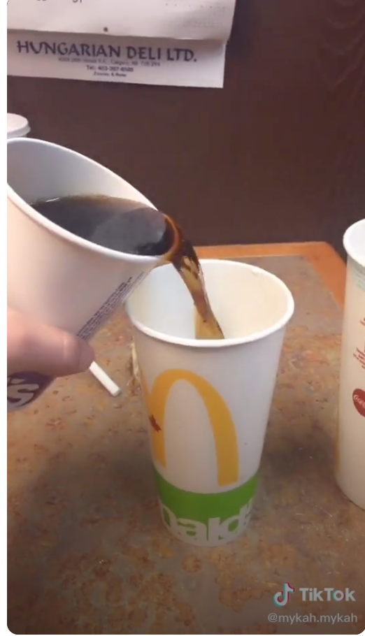 McDonalds drink size TikTok video sparks outrage online