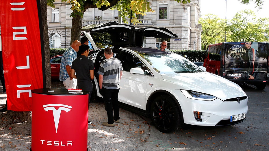 Tesla Model X shown in Zurich