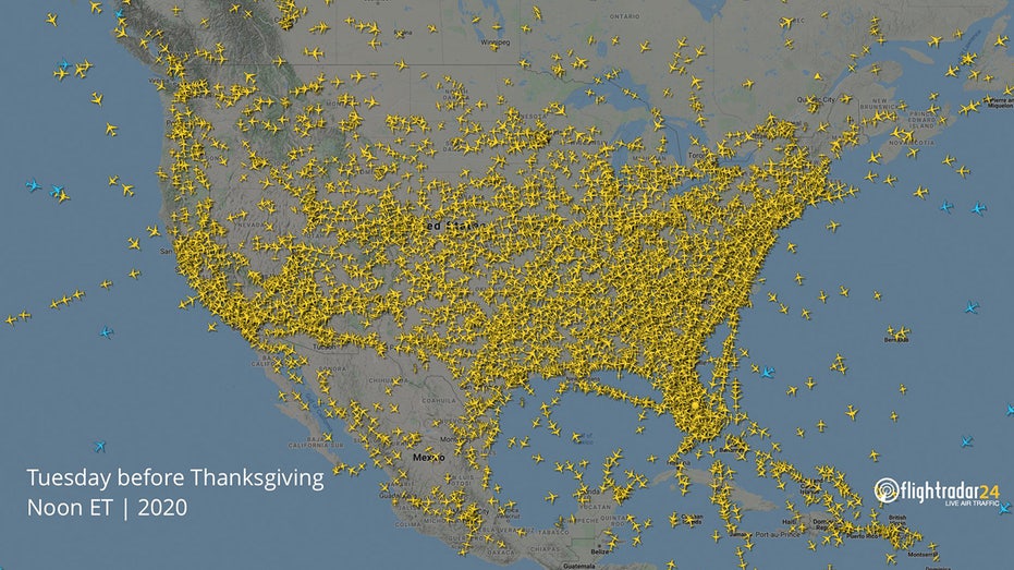 Thanksgiving travel Thousands of flights take off across US, despite