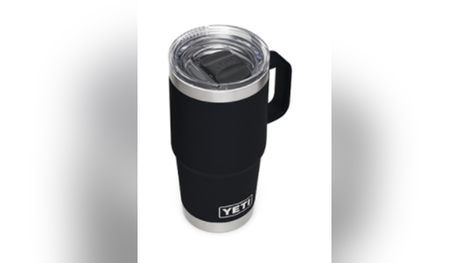 Yeti Rambler 20oz Travel Mug With Stronghold Lid - Black