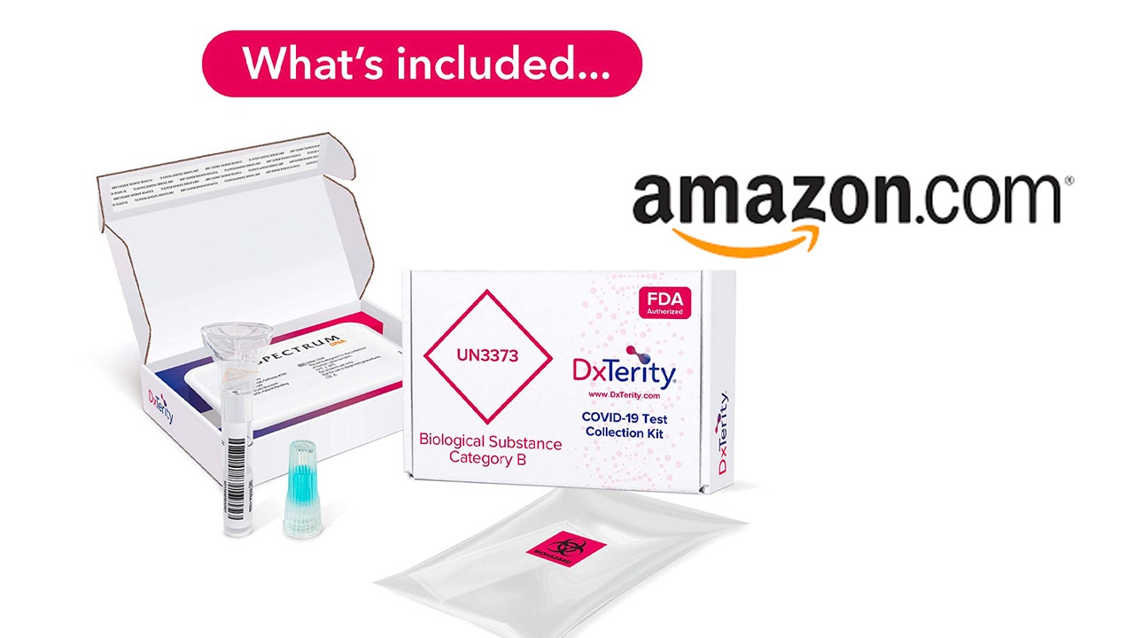 FDA-approved coronavirus testing hits the Amazon market.  See how much it costs