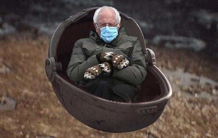 Photo of Bernie Sanders wearing mittens at inauguration turns into ... - Image From Ios Photo of Bernie Sanders wearing mittens at inauguration turns into ... - Image From Ios